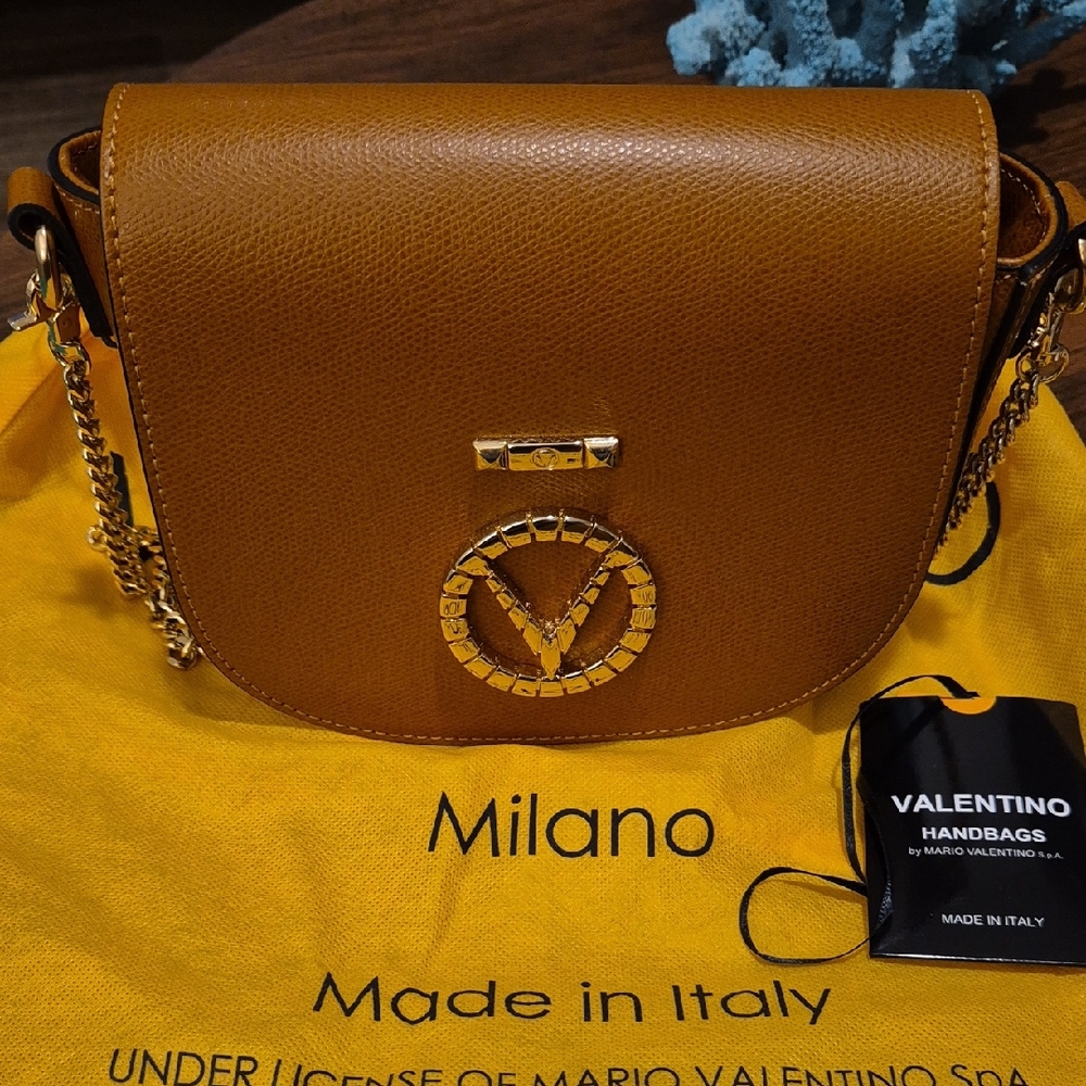 Valentino By Mario Valentino Tan Crossbody Bag